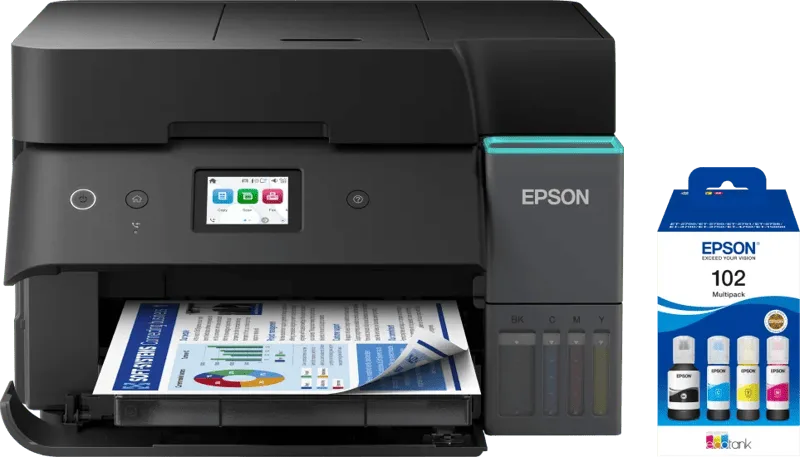 EcoTank ET-4950 + 1 set extra inktflesjes by Epson – product photo
