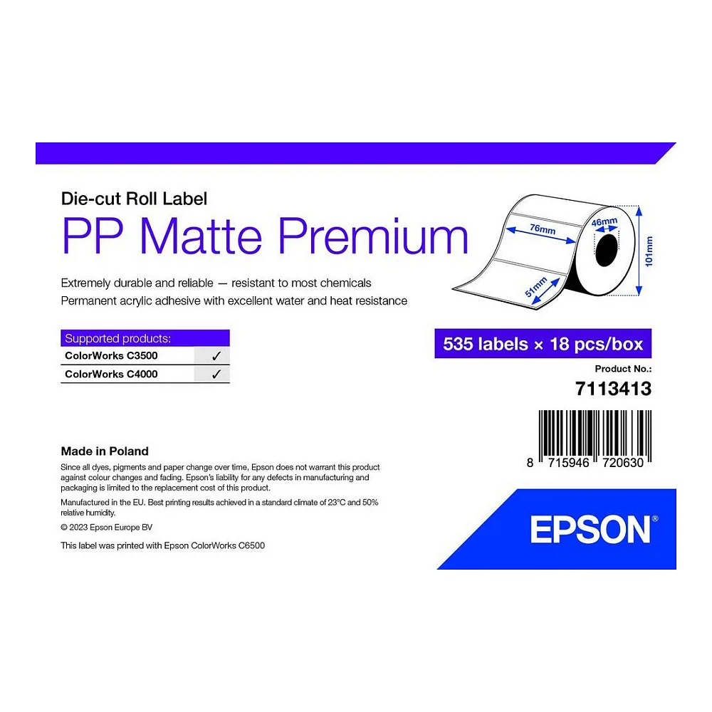 Epson 7113413 printeretiket van Epson – productfoto
