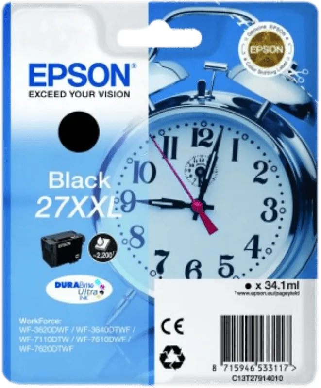Epson 27XXL Patrone Schwarz von Epson – Produktfoto