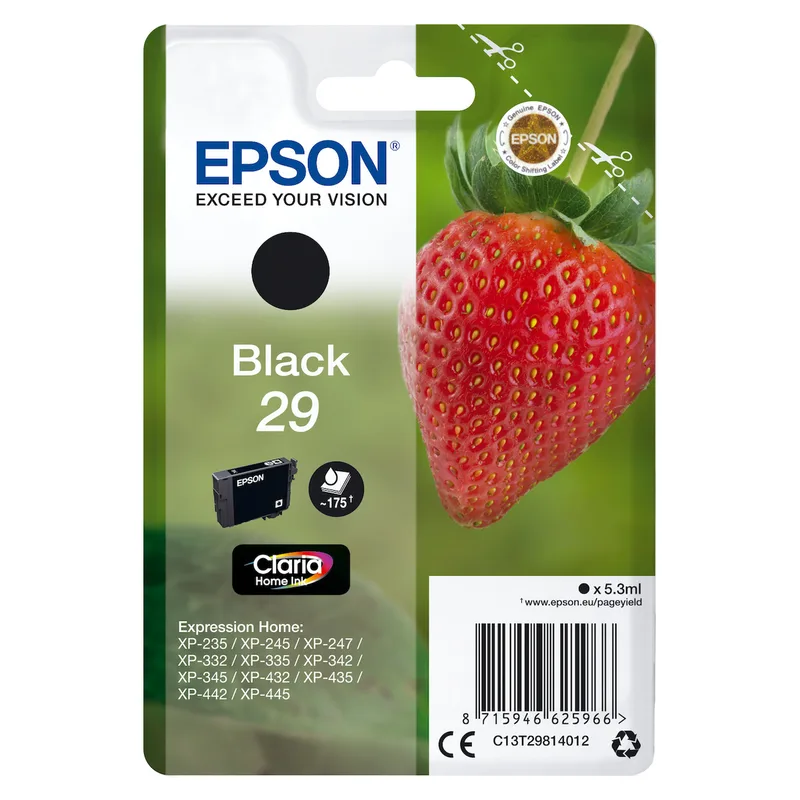 Ink Home Claria 29xl Bläckpatron von Epson – Produktfoto