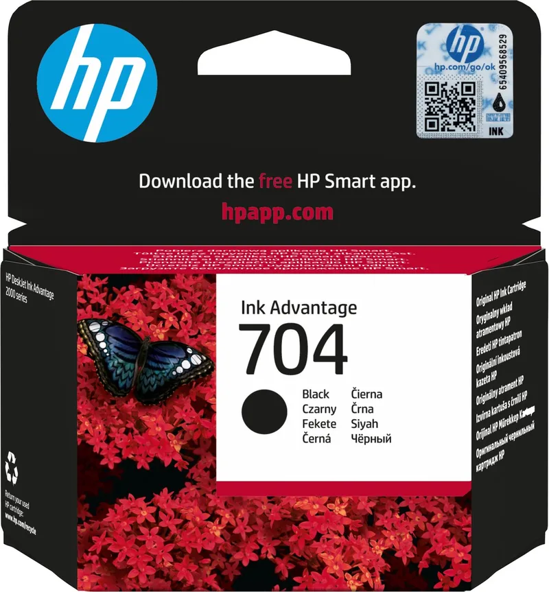 HP 704 - Inktcartridge by HP in Black – product photo