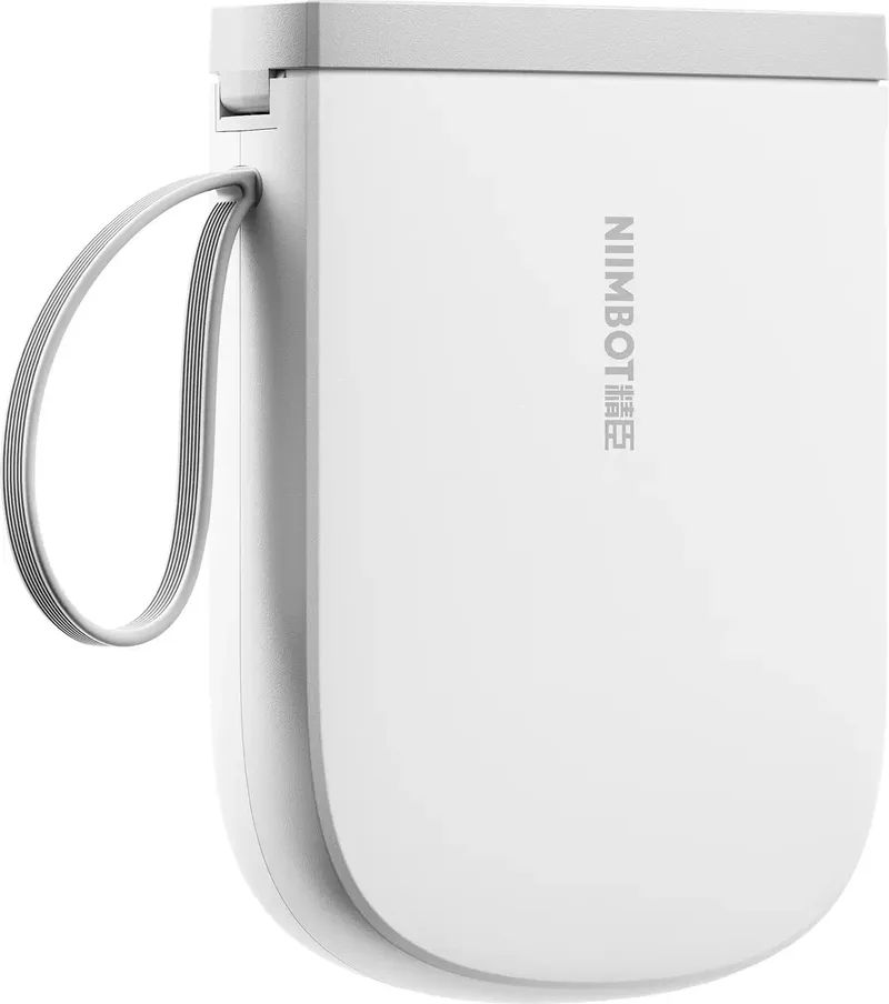 D11_H Portable thermal label printer Etikettendrucker Thermodirekt 300 x 300 dpi Etikettenbreite (max.): 15 mm USB, Bluetooth® von Niimbot in Weiß – Produktfoto