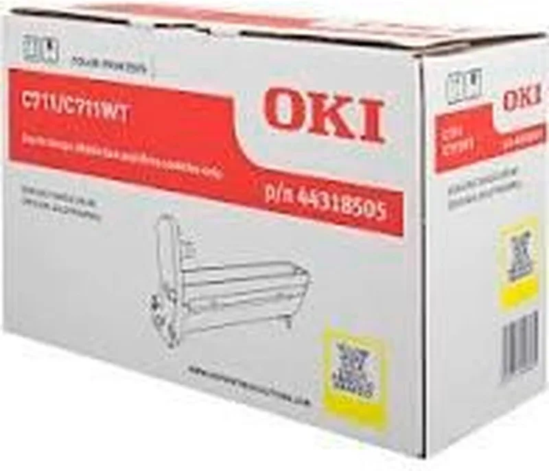 Printer drum OKI 44318505 20000 Pages by OKI in Yellow – product photo