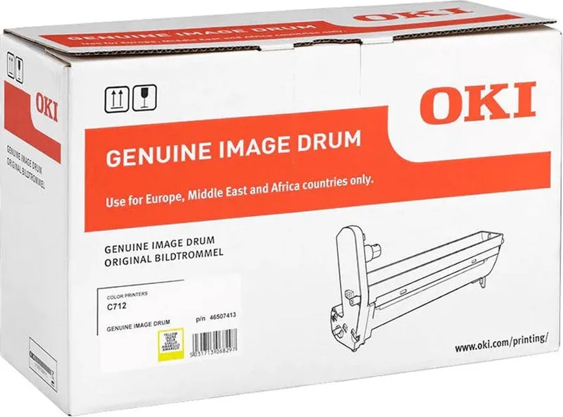 Printer drum OKI 46507413 by OKI in Yellow – product photo