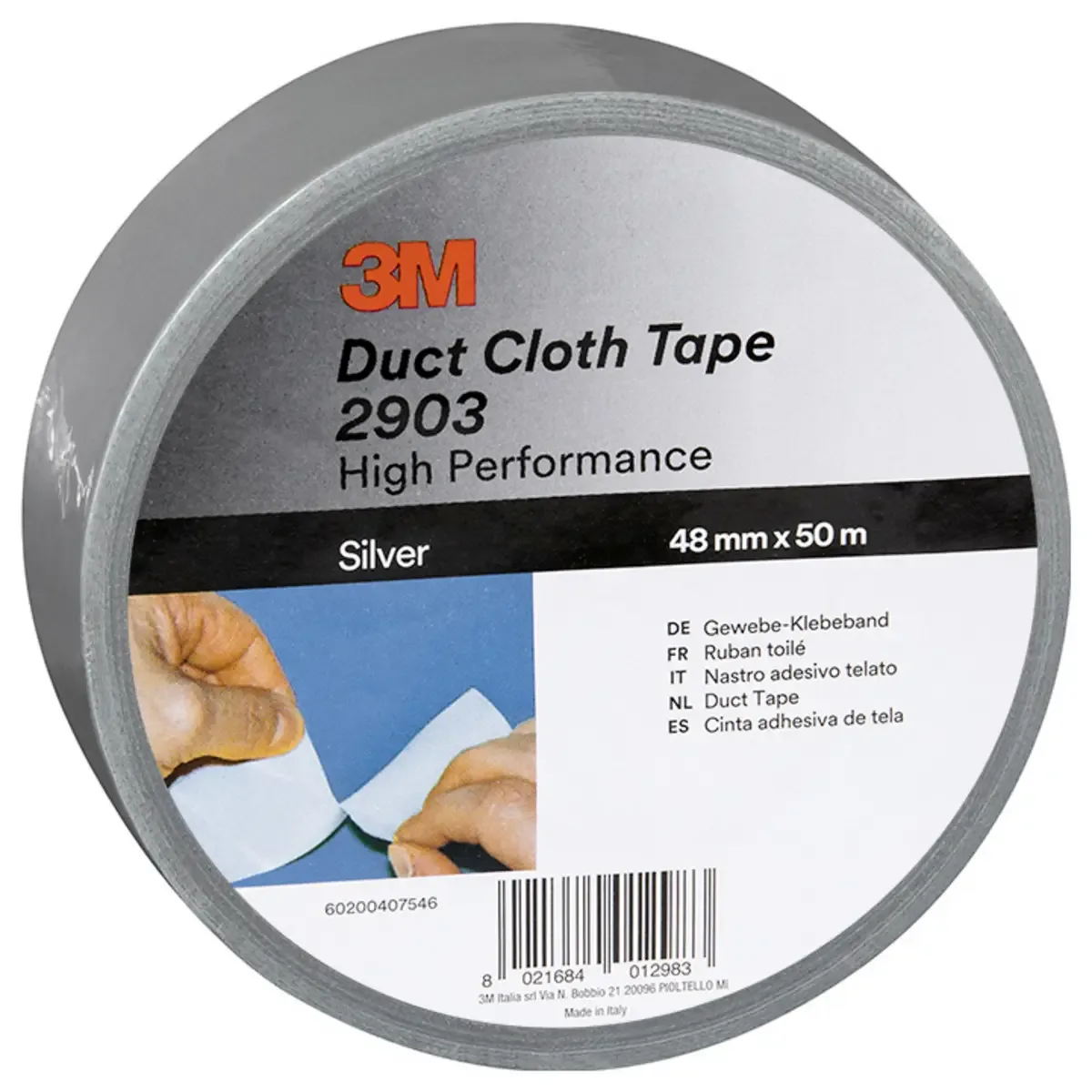 3M 290348S Ducttape - Zilver - 48x50mm van 3M in Zilver – productfoto