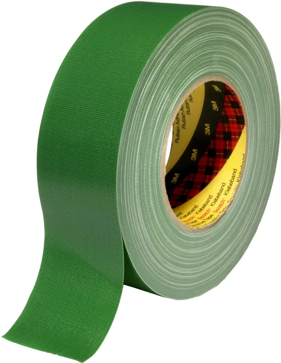 3M 389GR50 Textieltape Groen (l x b) 50 m x 50 mm 1 stuk(s) fra 3M i Grøn – produktbillede