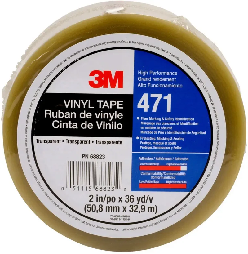 3M 471F 471T5033 PVC-Klebeband Transparent (L x B) 33 m x 50 mm 1 St. de 3M – photo produit