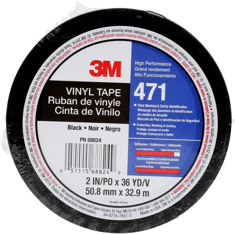 3M 471S50IW PVC-Klebeband Schwarz (L x B) 33 m x 50 mm 1 St. by 3M – product photo
