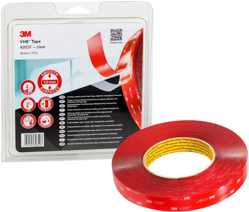 3M 4910F/IPS Klebeband Transparent (L x B) 11 m x 19 mm 1 St. by 3M – product photo
