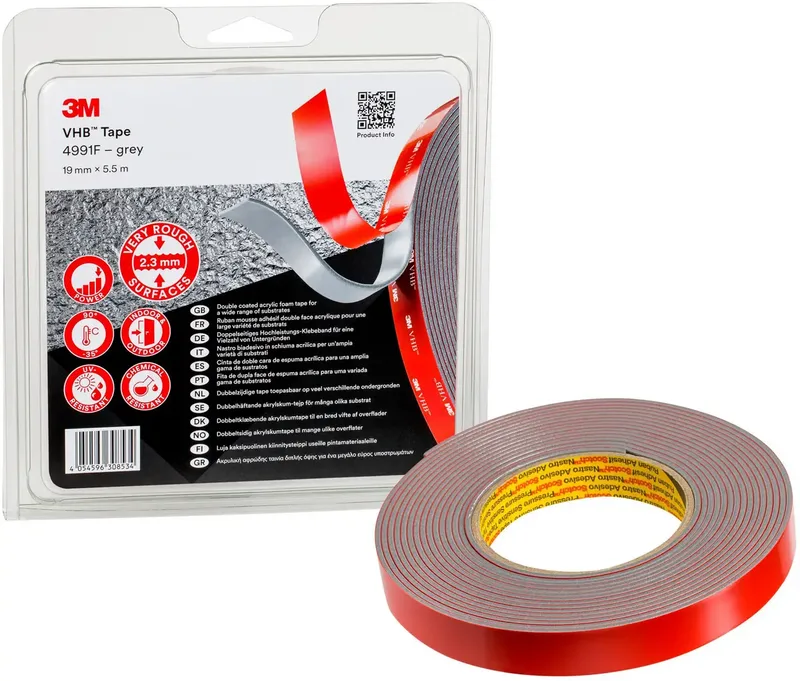 3M 4991F/IPS Klebeband Grau (L x B) 5.5 m x 19 mm 1 St. de 3M – photo produit
