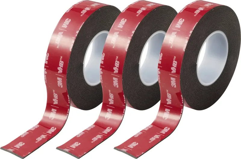 3M 5952F/193 Doppelseitiges Klebeband Schwarz (L x B) 3 m x 19 mm 3 St. by 3M – product photo