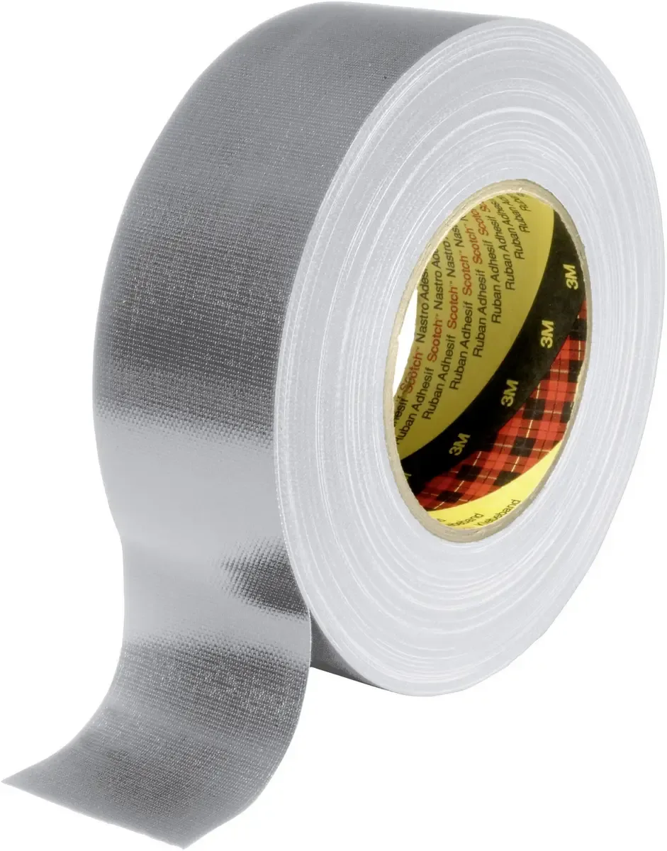 3M 389SI50 Textieltape Zilver (l x b) 50 m x 50 mm 1 stuk(s) van 3M in Zilver – productfoto