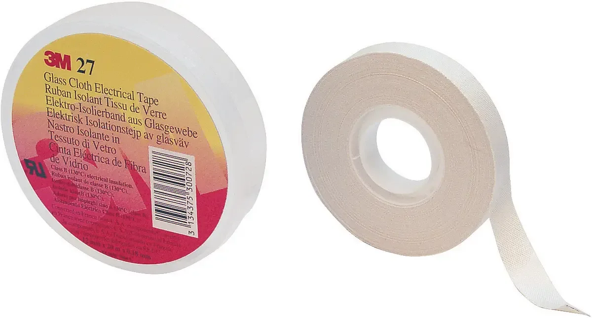 SCOTCH27U-12X20 Textieltape Scotch 27 Wit (l x b) 20 m x 12 mm 1 stuk(s) van 3M in Wit – productfoto