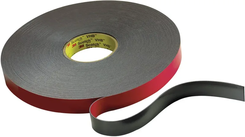 VHB™ 5958FR 59581233 Doppelseitiges Klebeband VHB™ 5958FR Schwarz (L x B) 33 m x 12.5 mm 1 St. von 3M – Produktfoto