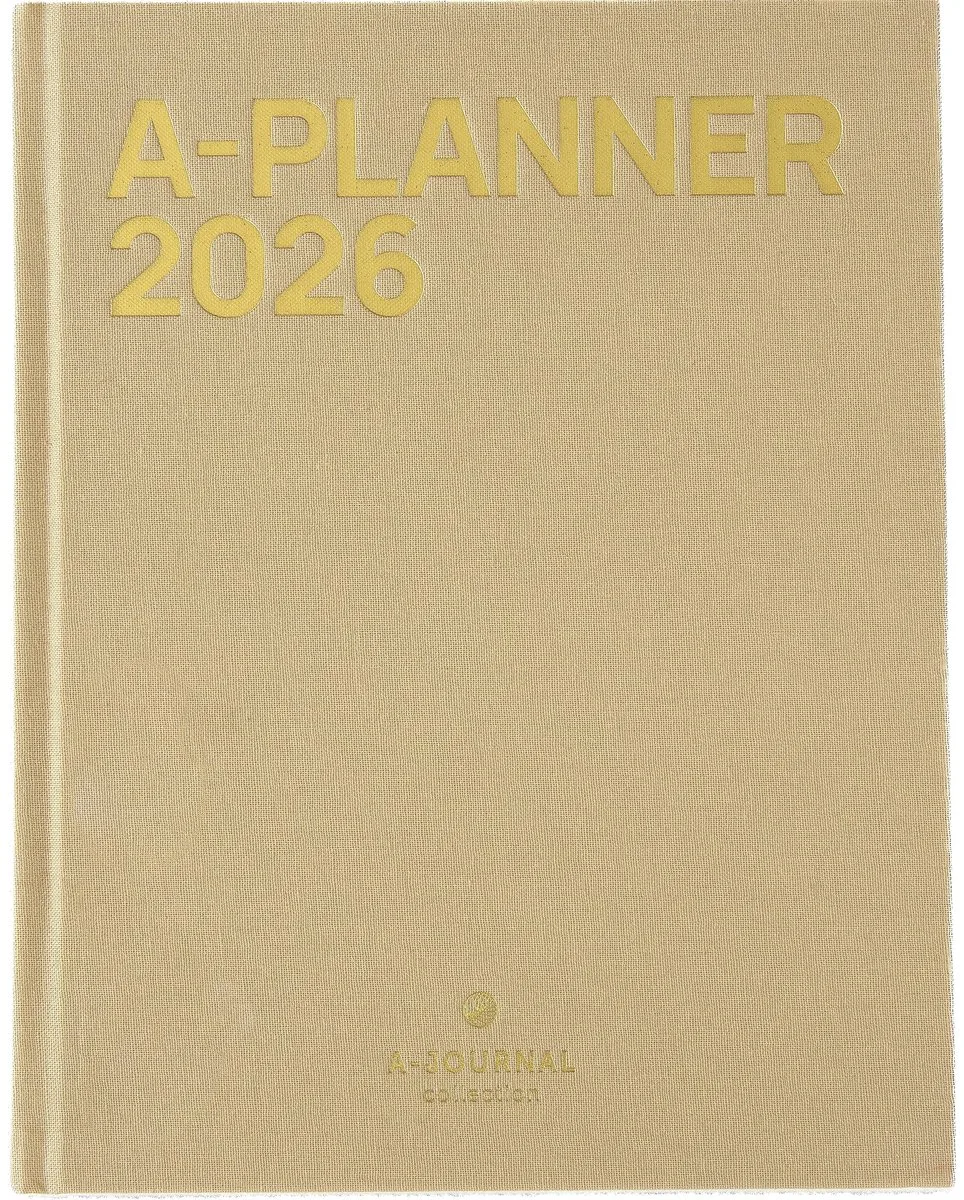 A-Planner agenda - 2026 - linnen by A Journal in Beige – product photo