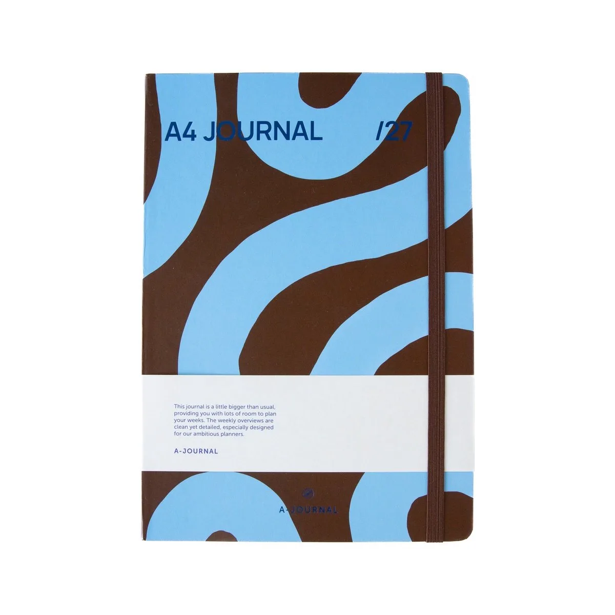 A4 My Journal Agenda 2027 - Flow Blauw by A Journal in Brown – product photo