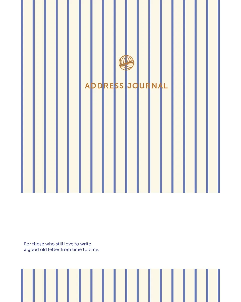 Adresboek - A5 - Strepen de A Journal en Stripes – photo produit