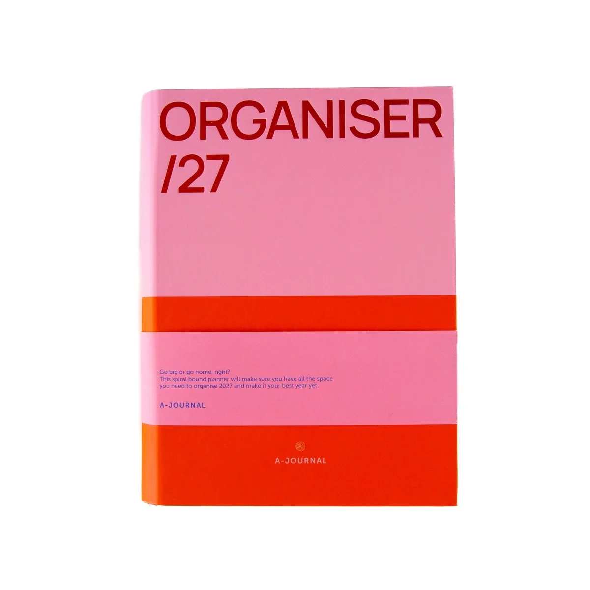 Agenda Spiraal - Organiser 2027 - Rood by A Journal in Pink – product photo