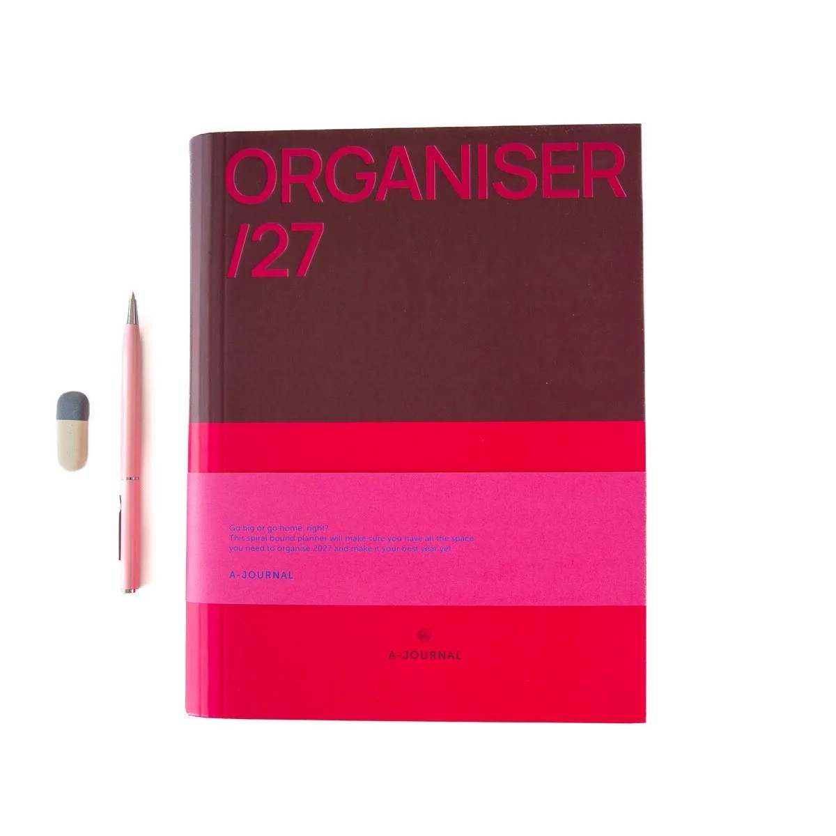 Agenda Spiraal - Organiser 2027 - Roze by A Journal in Bordeaux – product photo