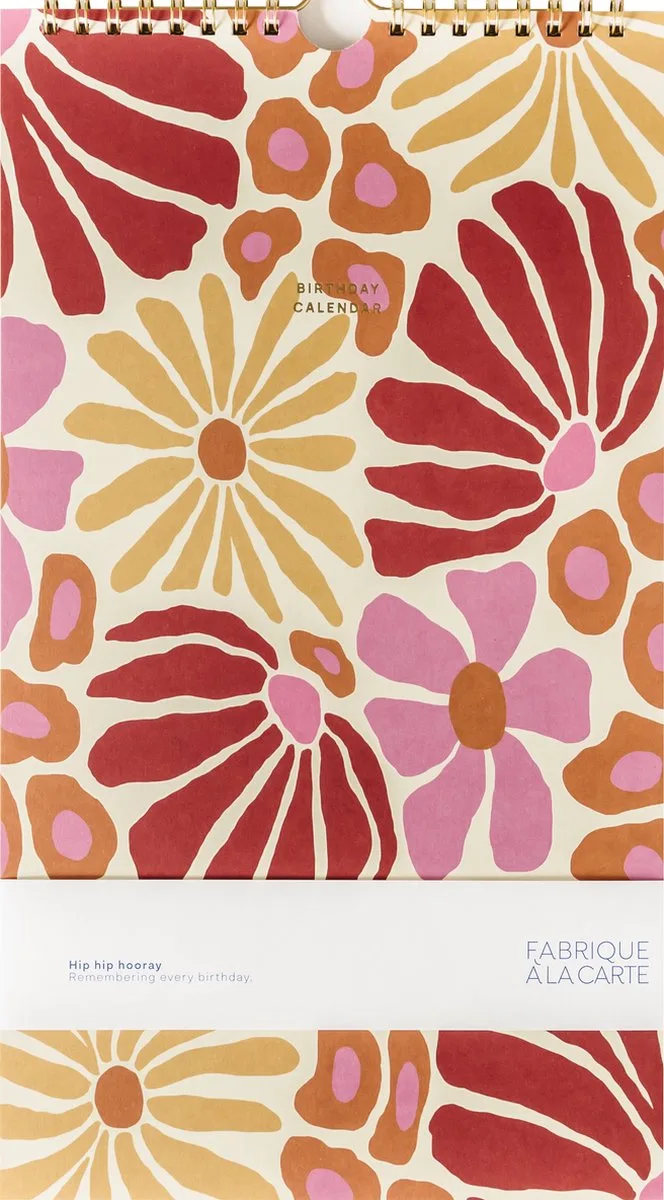 Fabrique a la Carte - Verjaardagskalender van A Journal in Flowers – productfoto