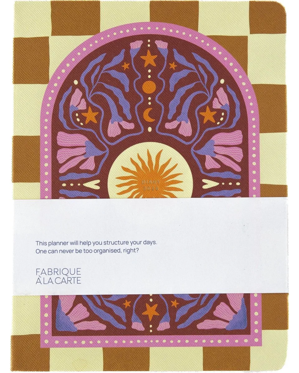 Fabrique - Agenda 2026 - A5 - Zon geruit van A Journal in Fabrique Zon Geruit – productfoto