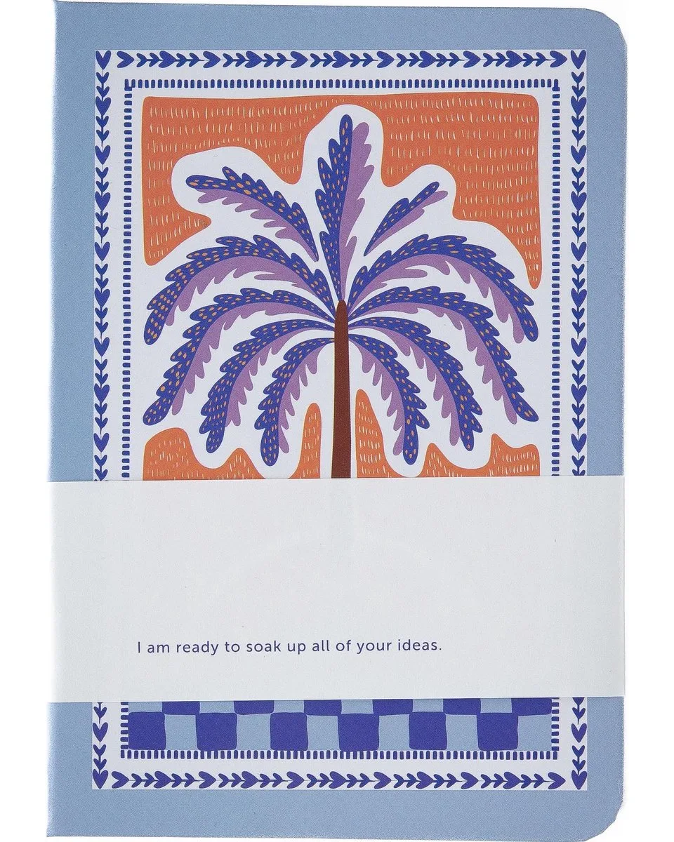Fabrique - Notitieboek - A6 - Gelinieerd de A Journal en Palmboom – photo produit