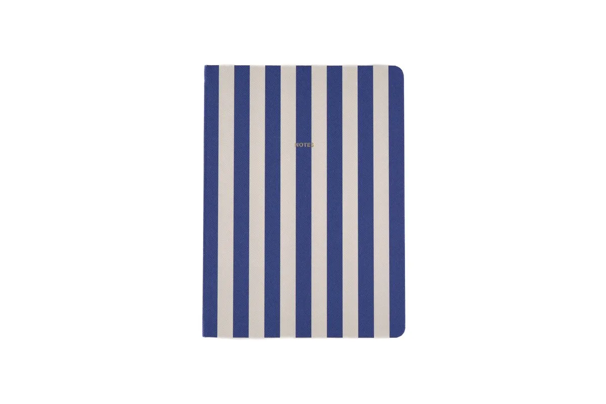 Fabrique - Notitieboek - Strepen - gelijnd de A Journal en Bleu foncé – photo produit