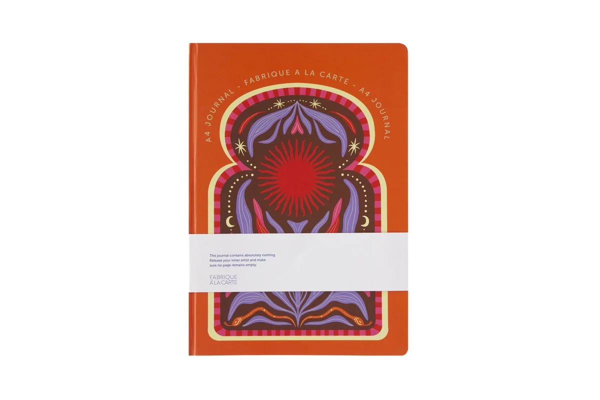 Fabrique - Schetsboek A4 - Sun von A Journal in Orange – Produktfoto