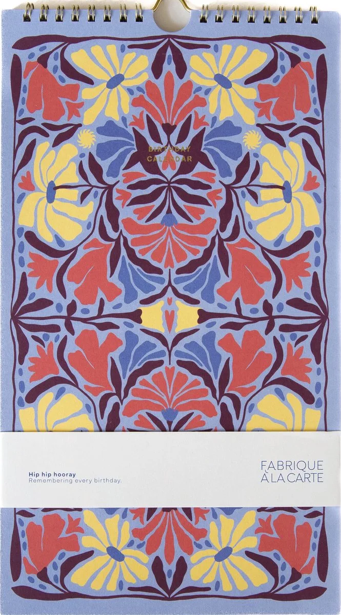 Fabrique - Verjaardagskalender - niet jaargebonden de A Journal en Flora – photo produit