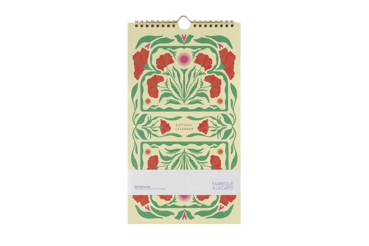 Fabrique - Verjaardagskalender - Poppy - Ongedateerd van A Journal in Beige – productfoto