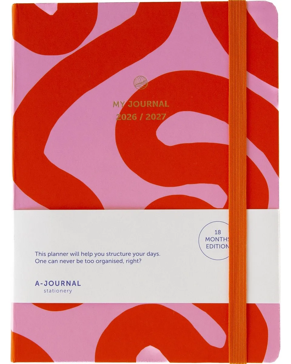 My Journal - Agenda 2026/2027 - 18 maanden - Flow - A5 by A Journal in Pink – product photo