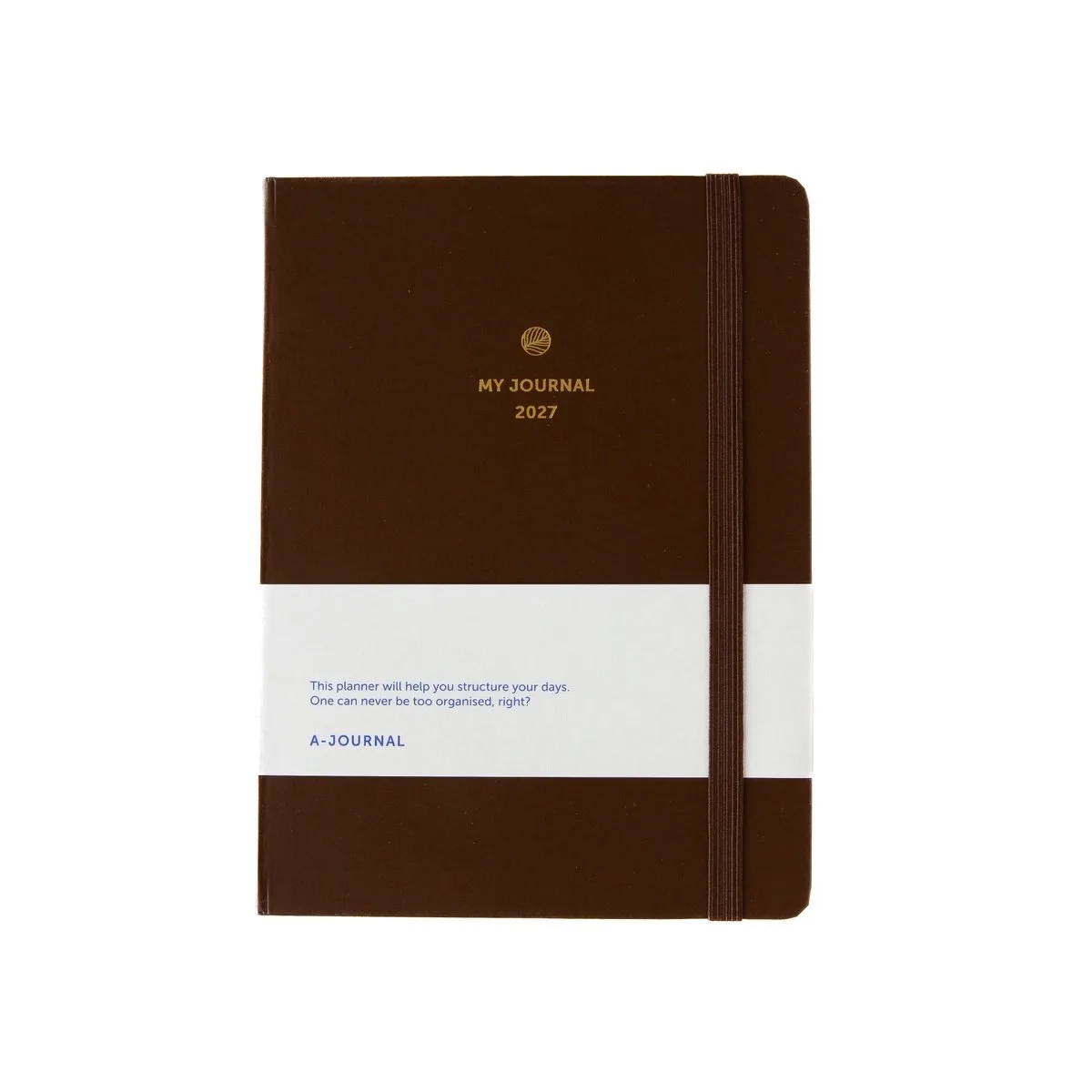 My Journal Agenda 2027 fra A Journal i Chocolade Bruin – produktbillede