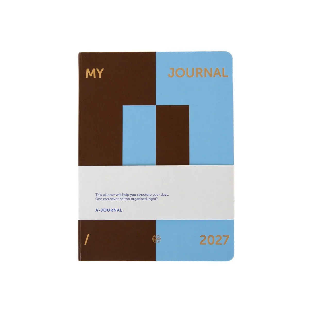 My Journal Agenda 2027 - Modernist Chocolade by A Journal in Blue – product photo