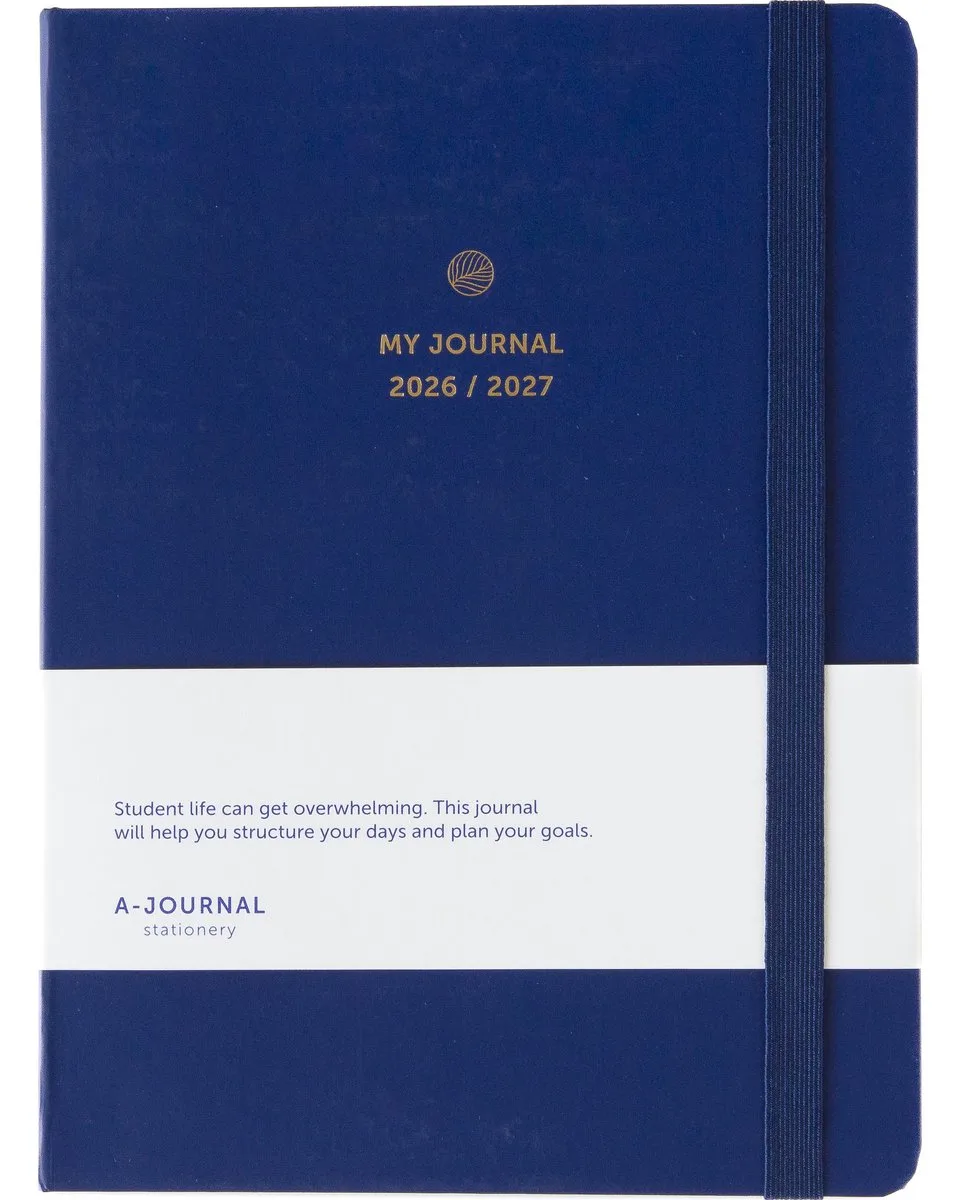 My Journal - Schoolagenda 2026-2027 - A5 by A Journal in Dark blue – product photo