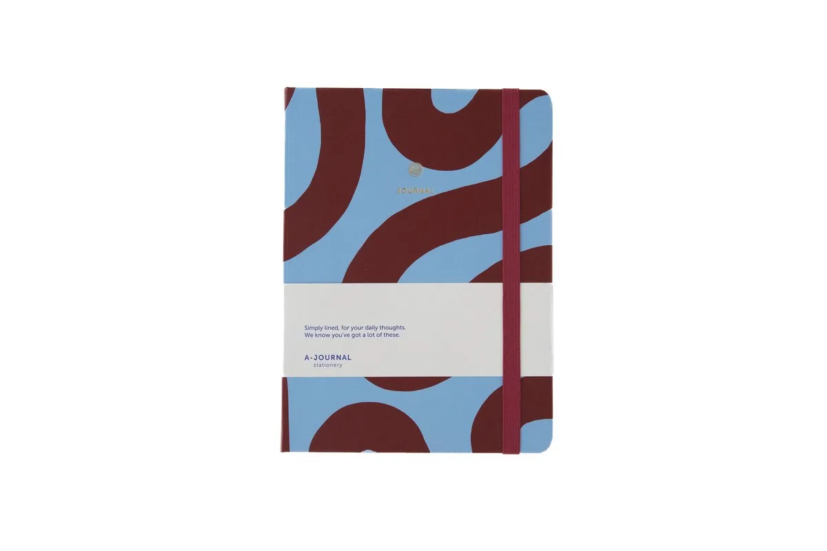 Notitieboek - A5 - Gelinieerd von A Journal in Flow Cherry – Produktfoto