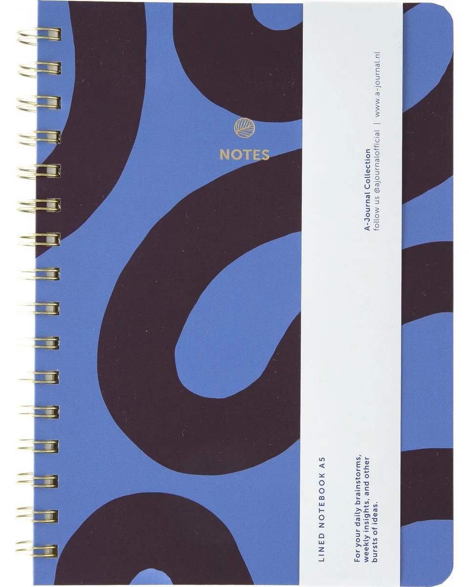 Notitieboek - A5 - Spiraalgebonden de A Journal en Flow – photo produit