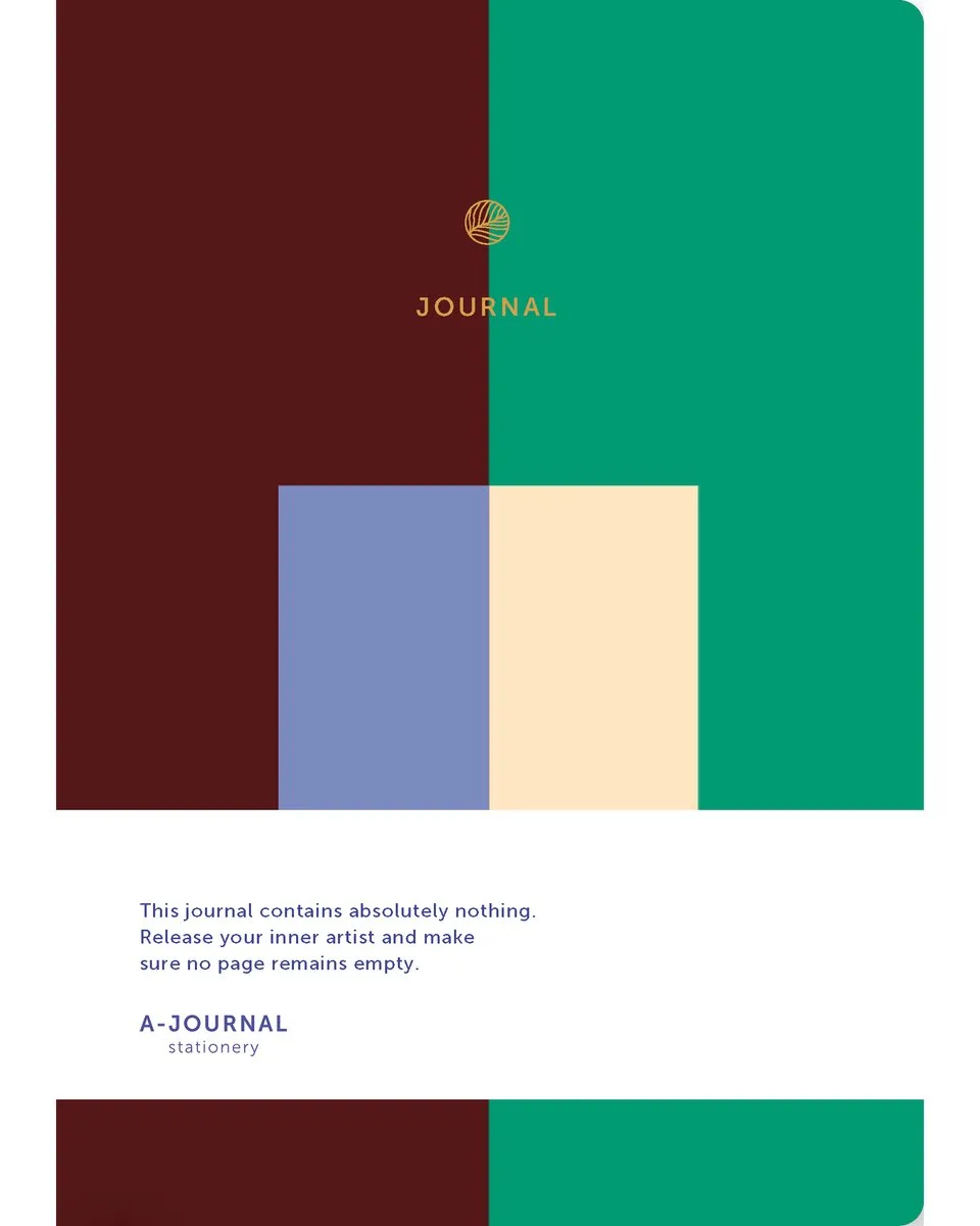Notitieboek - A6 - Blanco - Modernist fra A Journal i Blanco Modernist – produktbillede