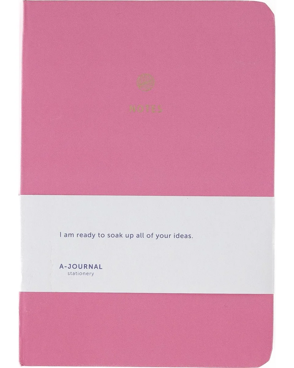 Notitieboek A6 - Roze de A Journal en Rose – photo produit