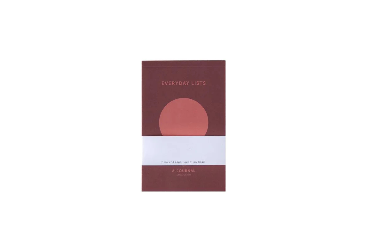 Schrijfblok - cirkel - koraal de A Journal en Coral – photo produit