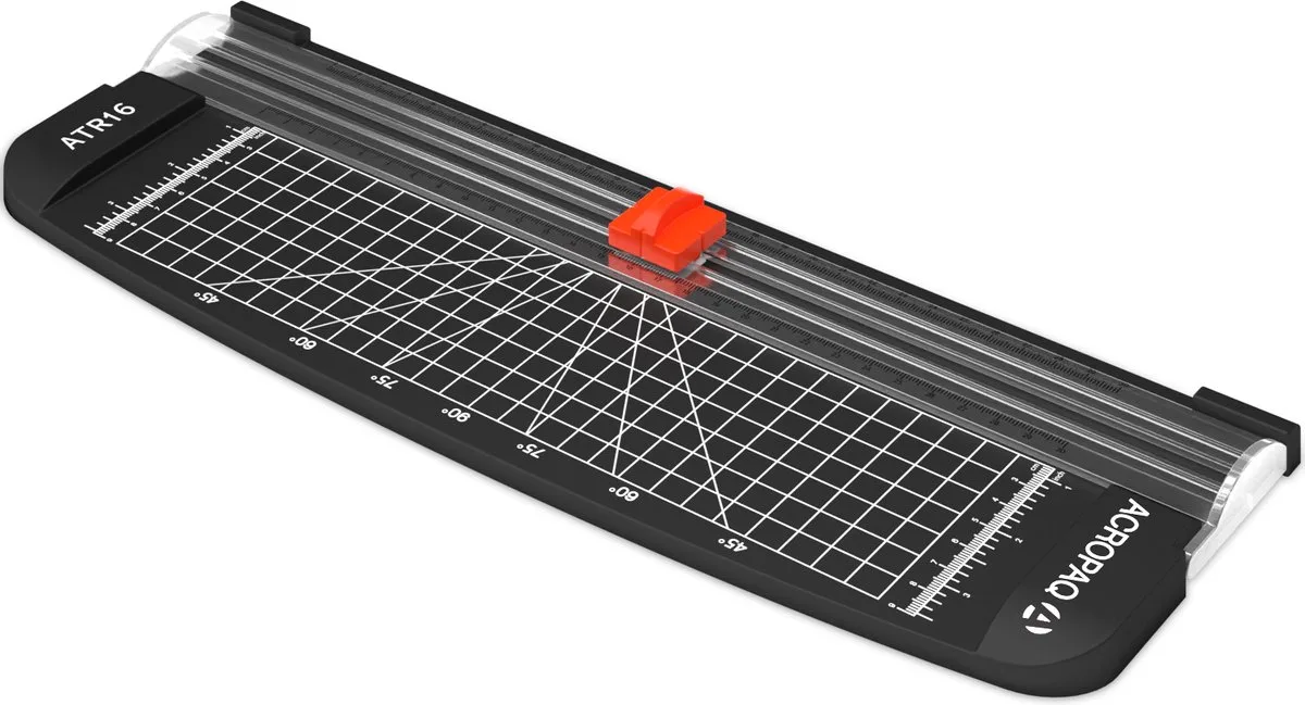 Papiersnijder A4 – Compacte rolsnijmachine – Papiersnijmachine voor papier – Papier snijder de Acropaq en Noir – photo produit