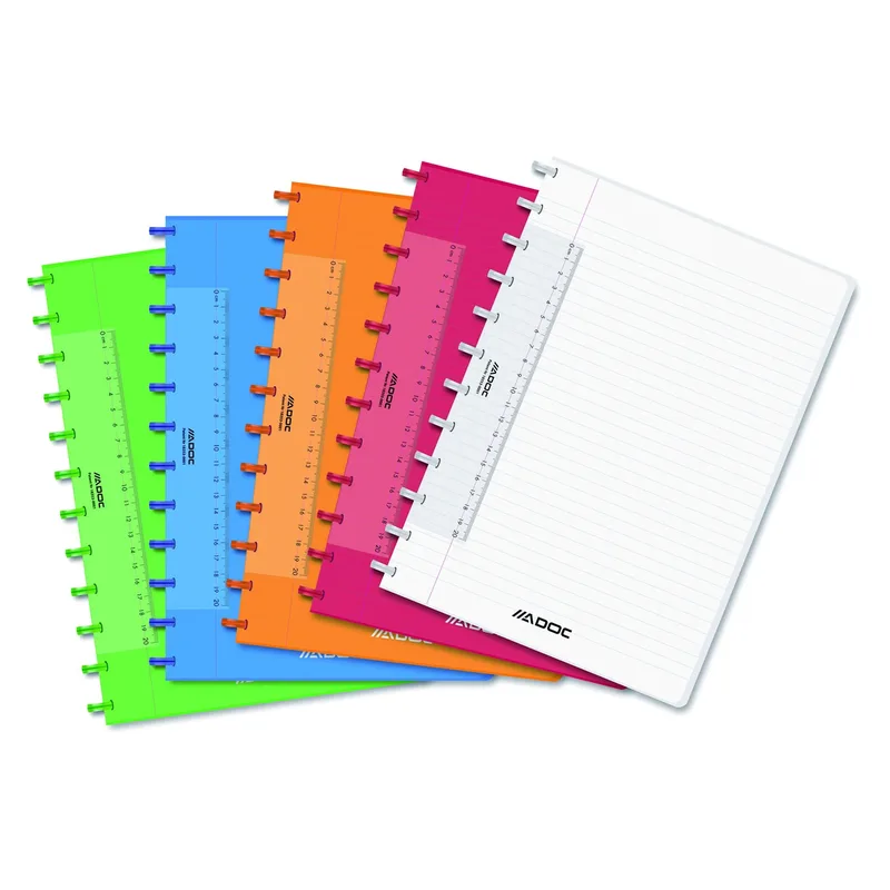 Schrift adoc a4 lijn 144pag 90gr assorti | 10 stuks van Adoc – productfoto
