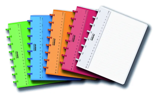 Schrift Adoc A5 lijn 144 pagina's 90gr assorti van Adoc – productfoto