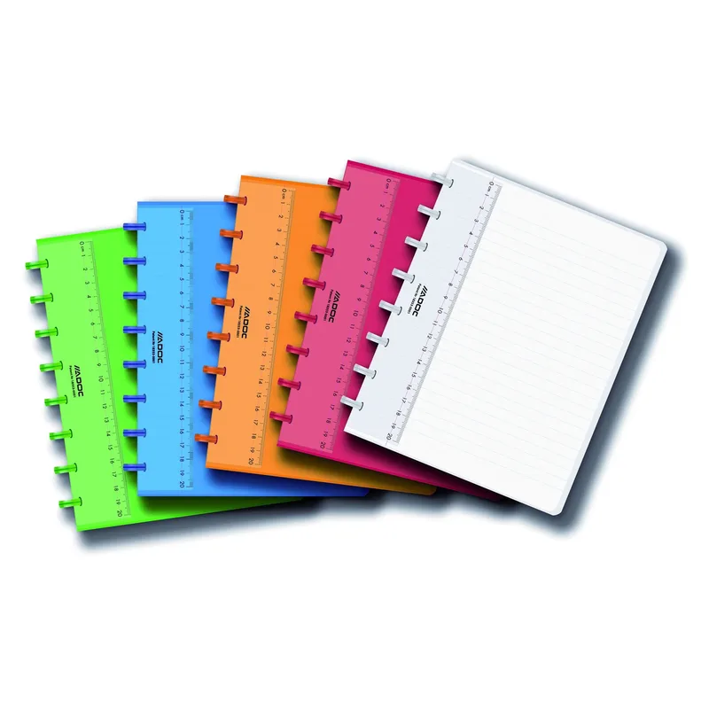 Schrift adoc a5 lijn 144pag 90gr assorti | 10 stuks by Adoc – product photo