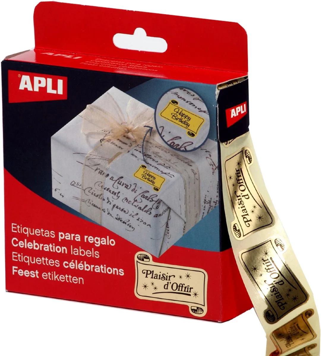 Etiquettes d'affichage prix 'Soldé', 50 x 125 mm van Agipa in Wit – productfoto