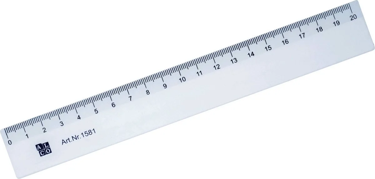 Lineal Lineal flexibel 20cm transparent von Alco – Produktfoto