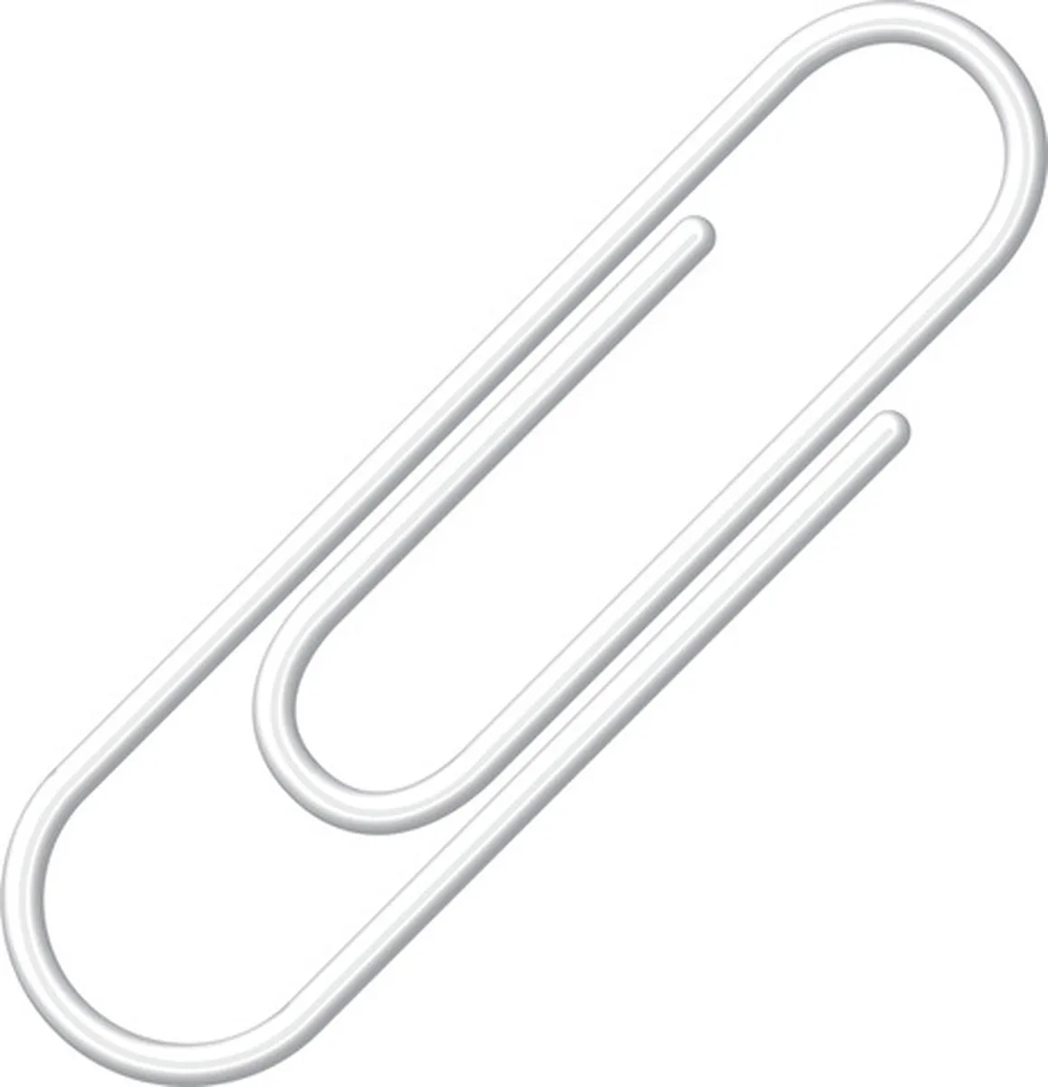 paperclips - 26mm - rond - doos a 100 stuks - AL-256-10 de Alco en Blanc – photo produit