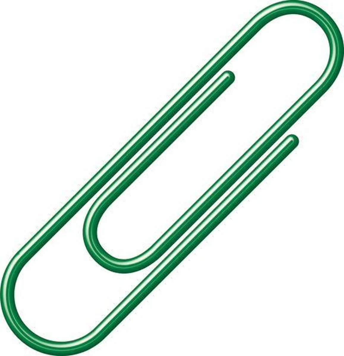 paperclips Alco 26mm rond doos a 100 stuks donkergroen von Alco in Grün – Produktfoto