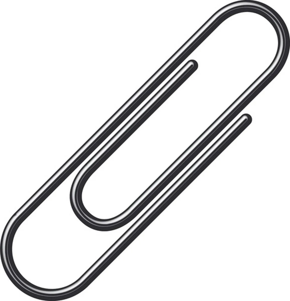 paperclips Alco 26mm rond doos a 100 stuks von Alco in Schwarz – Produktfoto