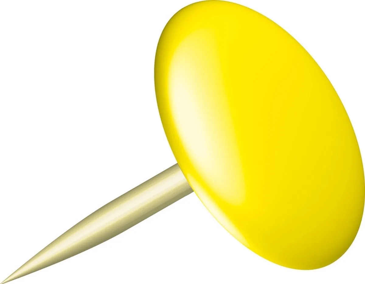 punaises Alco Sun 9,5mm messing doos a 100 stuks de Alco en Jaune – photo produit