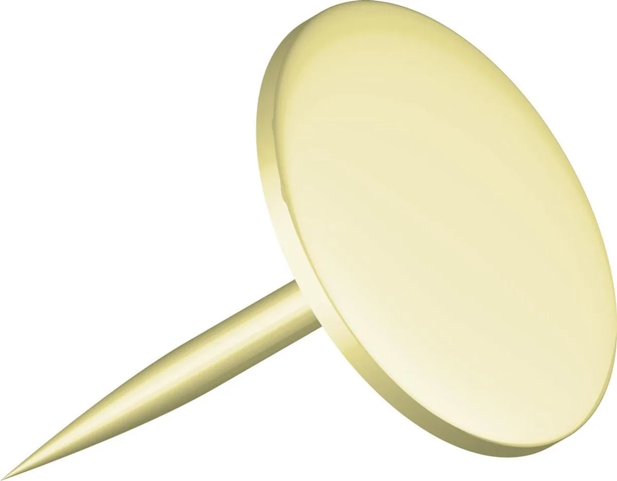 punaises plat - set 300x - goud - voor prikbord de Alco en Or – photo produit